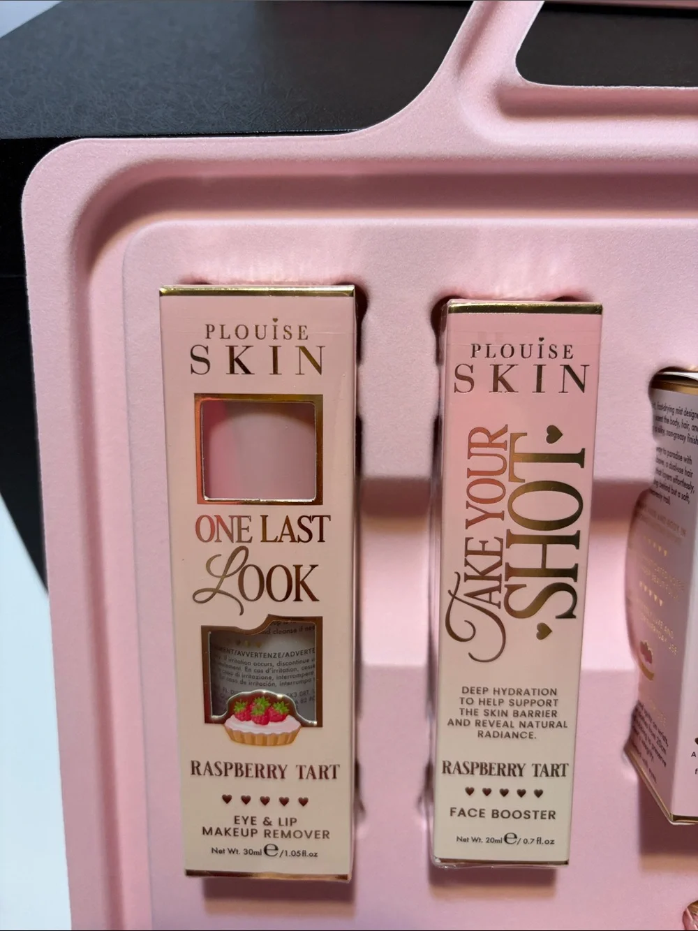 Plouise Skin Raspberry Tart — lip condition, lip oil, hair & body mist, removers